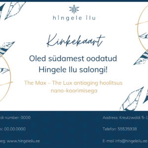 The Max- The Lux antiaging hoolitsus nano-koorimisega