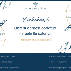 Pediküür geellakkimisega